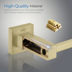 Cube Bathroom Tissue Holder KBA1502, Brush Gold -Warm Bathroom 87a12ccb0fc81db6 3238 w800 h800 b0 p0