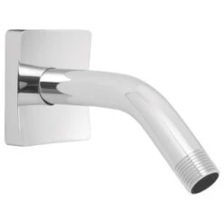 Kubos 5" Shower Arm And Flange, Polished Chrome