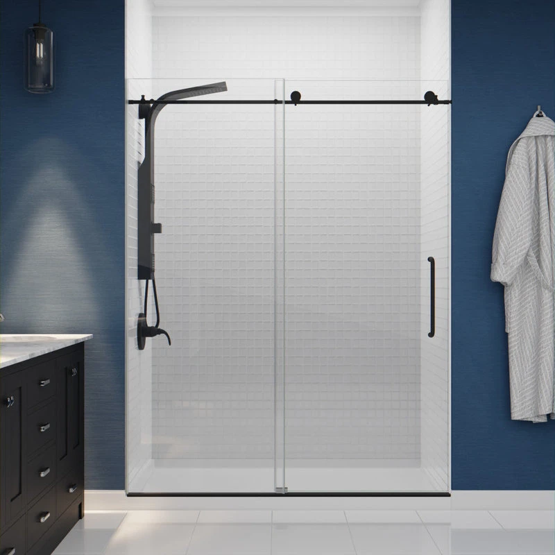 Aura 2-Jetted Shower Panel With Heavy Rain Shower And Spray Wand, Matte Black 4 Aura 2-Jetted Shower Panel With Heavy Rain Shower And Spray Wand, Matte Black - Image 4