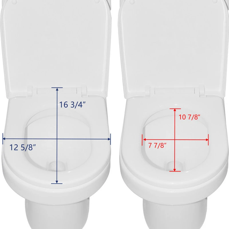 Small Compact Toilet Tiny One-Piece Elongated Toilet, Dual Flush, 0.8/1.28 GPF 8 Small Compact Toilet Tiny One-Piece Elongated Toilet, Dual Flush, 0.8/1.28 GPF - Image 8