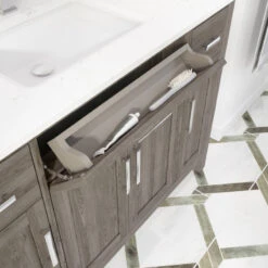 Kali Vanity With Power Bar And Drawer Organizer, French Gray, 48" 15 Kali Vanity With Power Bar And Drawer Organizer, French Gray, 48" -Warm Bathroom 8a012bda0f9b1dca 9284 w800 h800 b0 p0