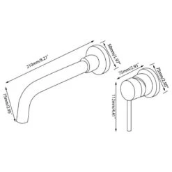 Brushed Brass Single Lever Wall Mounted Bathroom Faucet Swivel Sink Faucet Brass -Warm Bathroom 8a113db3001d133c 6046 w800 h800 b1 p0