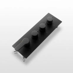 Ceiling Mount Square Black Rain Shower System With Body Spray Jets In Wall, 20 I -Warm Bathroom 8d21862402e0f6b4 3009 w800 h800 b0 p0