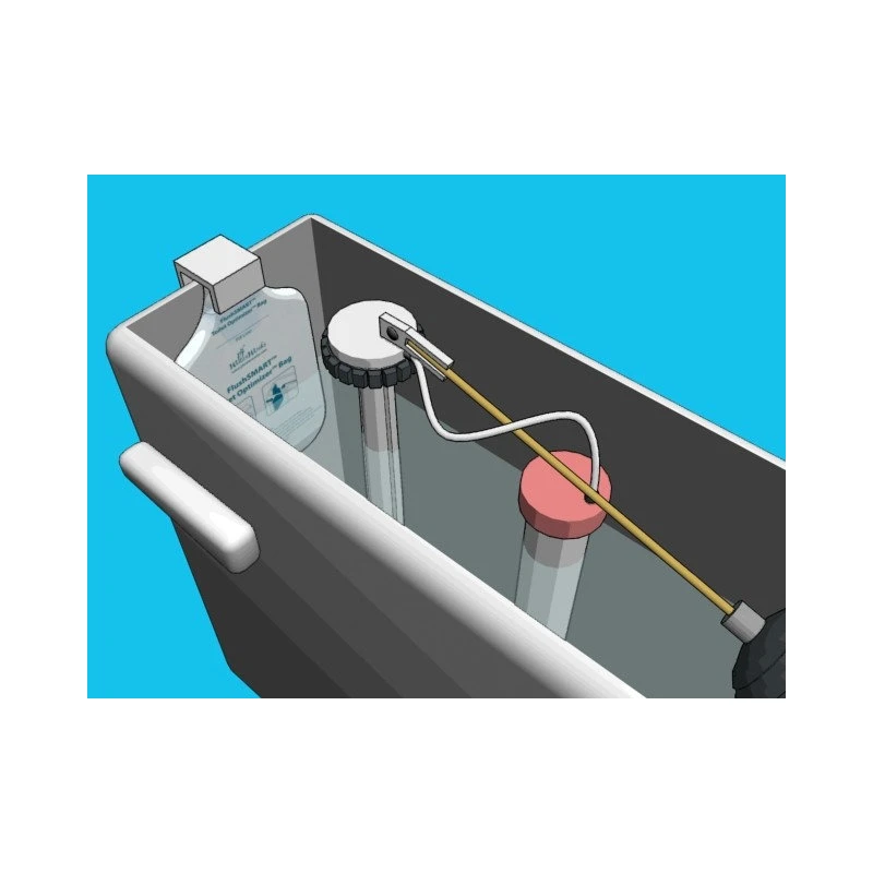 FlushSMART Water Saving Toilet Tank Optimizer Insert/Bag, White 3 FlushSMART Water Saving Toilet Tank Optimizer Insert/Bag, White - Image 3