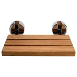 ALFI Brand Polished Chrome Folding Teak Wood Shower Seat Bench ABS16R-PC -Warm Bathroom 8d612173009039d1 6965 w800 h800 b1 p0