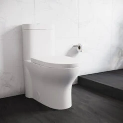 Monaco One-Piece Elongated Toilet Dual Flush 0.8/1.28 GPF -Warm Bathroom 8ea12b60025eb2b8 4615 w800 h800 b0 p0