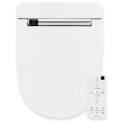 Bidet Toilet Seat With UV LED And Deodorizer, Elongated