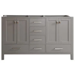 Gela Single Vanity, Gray, 60", Without Mirror -Warm Bathroom 90c18c0d009c4551 4438 w800 h800 b1 p0