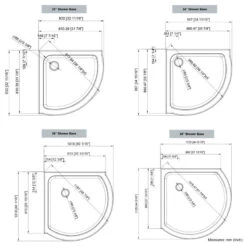 Ove Decors Breeze 32 Shower Kit, Frosted Glass Walls And Base, Black -Warm Bathroom 9181f7e403ed729b 6935 w800 h800 b1 p0