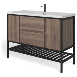 The Levi Bathroom Vanity, Single Sink, 48", Taupe, Freestanding -Warm Bathroom 919192b303d9afd1 0977 w800 h800 b1 p0