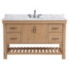 Marina 55" Bathroom Vanity, Driftwood Finish