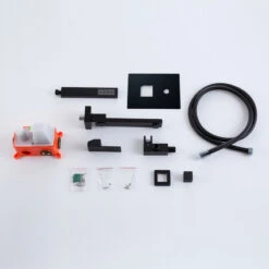 Modern Matte Black Solid Brass Wall Mount Swivel Bathtub Faucet With Hand Shower -Warm Bathroom 91b1beff0e7dc732 6200 w800 h800 b0 p0