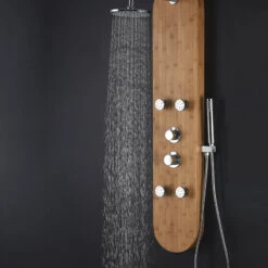 ANZZI Mansion 52" Full Body Shower Panel, Natural Bamboo -Warm Bathroom 9221f72b0d8a8c1c 1798 w800 h800 b0 p0