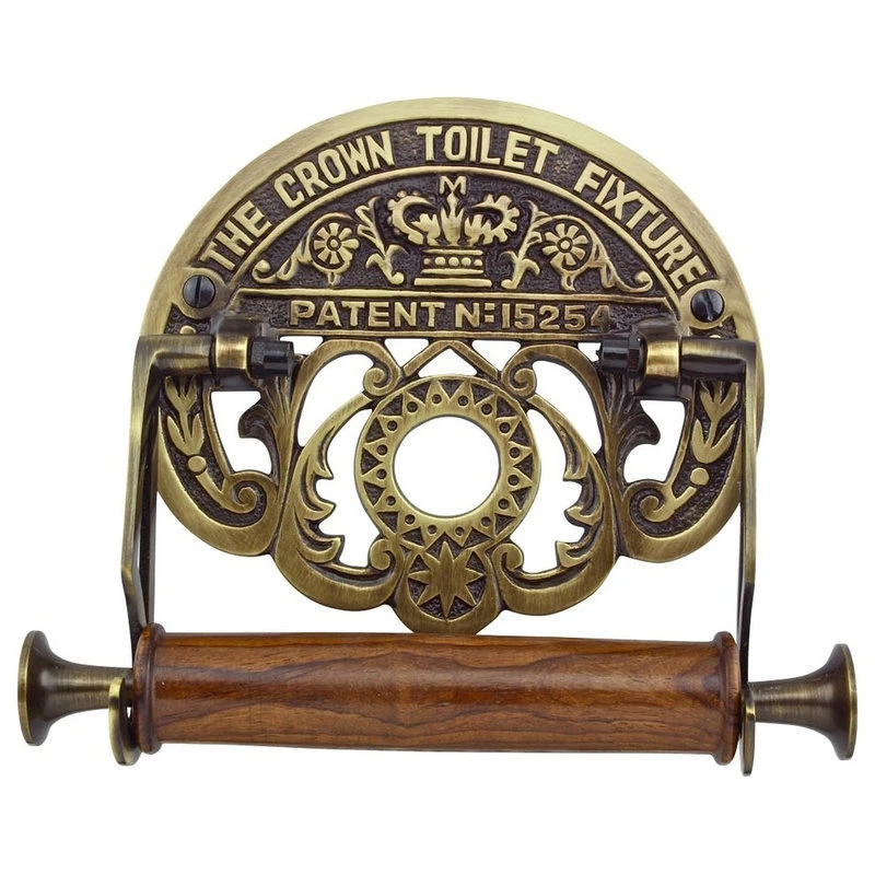 Toilet Paper Holder Antique Brass Crown Bathroom Tissue Holder 1 Toilet Paper Holder Antique Brass Crown Bathroom Tissue Holder