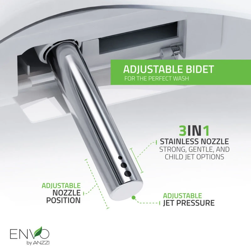 ENVO Aura Smart Bidet Toilet With Remote & Auto Flush 8 ENVO Aura Smart Bidet Toilet With Remote & Auto Flush - Image 8