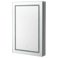 AQUADOM Royale Basic Bathroom Led Lighted Medicine Cabinet Left Hinge 24"x30"x5" -Warm Bathroom 94212ea20fb02c9f 7279 w800 h800 b1 p0