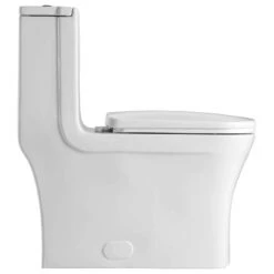 Fine Fixtures Dual-Flush Elongated One-Piece Toilet With High Efficiency Flush -Warm Bathroom 94b193810e55a4ef 1037 w800 h800 b1 p0