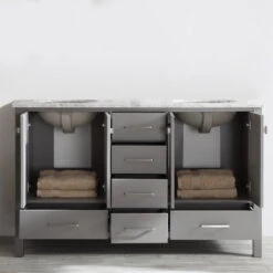 Gela Single Vanity, Gray, 60", Without Mirror -Warm Bathroom 94d1aa3b009c453a 4438 w800 h800 b0 p0