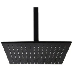 16" Oil Rubbed Bronze Square Color Changing LED Rain Shower Head, Solid Brass