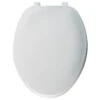 Bemis 170-000 Economy Plastic Closed Front Toilet Seat, Elongated, White