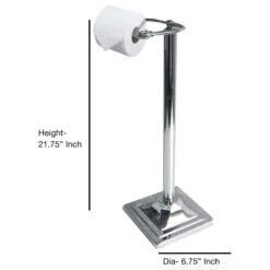 Nu Steel Square Toilet Tissue Holder, Polished Finish, Polished Finish 7 Nu Steel Square Toilet Tissue Holder, Polished Finish, Polished Finish -Warm Bathroom 981174db0e858cdf 0124 w800 h800 b1 p0
