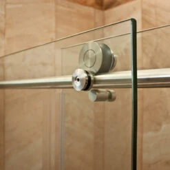 Shower Enclosure With Sliding Door, Brushed Nickel -Warm Bathroom 983135bf0970e8ab 3229 w800 h800 b0 p0 1 2