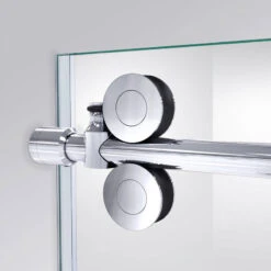 DreamLine Enigma-XO 68-72x76 Sliding Shower Door, Polished Stainless Steel -Warm Bathroom 996103630184197b 4270 w800 h800 b0 p0