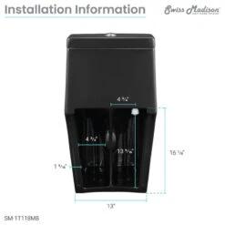 Virage One Piece Elongated Dual Flush Toilet 0.8/1.28 Gpf, Matte Black 24 Virage One Piece Elongated Dual Flush Toilet 0.8/1.28 Gpf, Matte Black -Warm Bathroom 9a71580200f6d3bf 9273 w800 h800 b1 p0