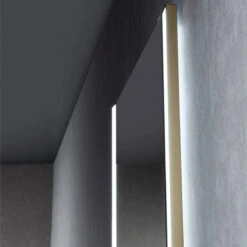 LED Antifog Bathroom Mirror, Dimmer, Adjustable Color, Brush Gold, 20x32 -Warm Bathroom 9c91b861025999ea 6063 w800 h800 b0 p0