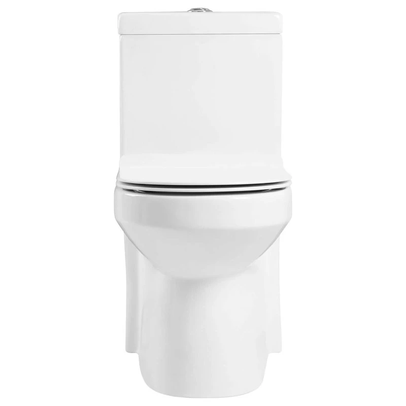 Fine Fixtures Dual-Flush Round One-Piece Toilet, Seat Included, 12" Rough In 2 Fine Fixtures Dual-Flush Round One-Piece Toilet, Seat Included, 12" Rough In - Image 2