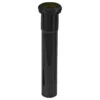1.25" Od X 8" Slip Joint Extension Tube In Powder Coated Flat Black