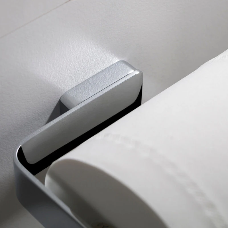 Stelios Bathroom Toilet Paper Holder, Chrome 7 Stelios Bathroom Toilet Paper Holder, Chrome - Image 7