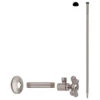 Supply Kit - 1/2" Ips X 3/8" Od X 20" Corrugated In Satin Nickel, Satin Nickel