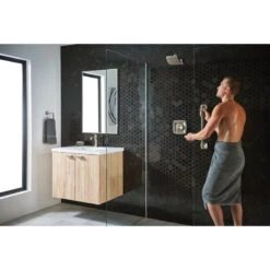 Moen Voss 1-Handle High Arc Bathroom Faucet, Brushed Nickel -Warm Bathroom 9f4134d30d80e6a5 7861 w800 h800 b0 p0