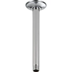 Delta Showering Components Ceiling Mount Shower Arm & Flange, Chrome, U4999