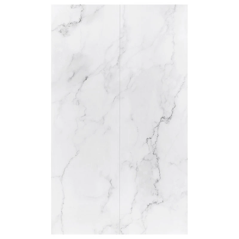 Ove Decors Arroyo 48 X 32 In. Solid Surface Alcove Shower Wall In Carrara Finish 8 Ove Decors Arroyo 48 X 32 In. Solid Surface Alcove Shower Wall In Carrara Finish - Image 8