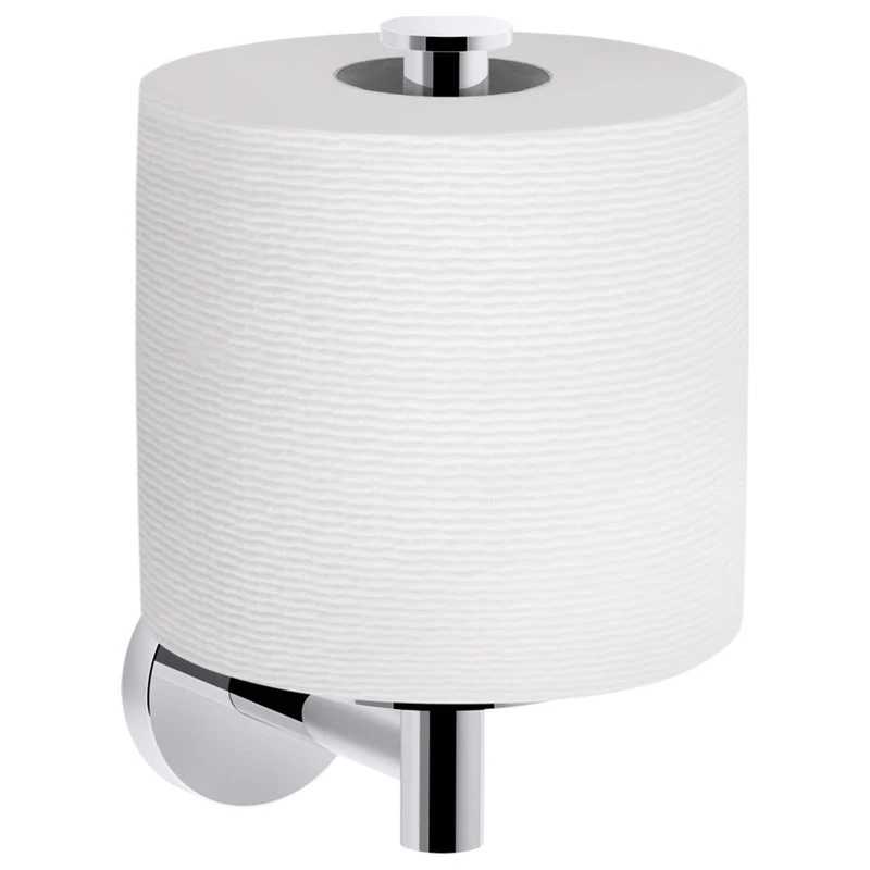 Kohler K-27293 Elate Wall Mounted Spring Bar Toilet Paper Holder - Polished 3 Kohler K-27293 Elate Wall Mounted Spring Bar Toilet Paper Holder - Polished - Image 3