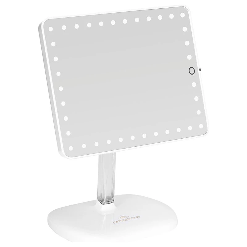 Touch Pro LED Makeup Mirror With Bluetooth Speaker And USB, White 2 Touch Pro LED Makeup Mirror With Bluetooth Speaker And USB, White - Image 2