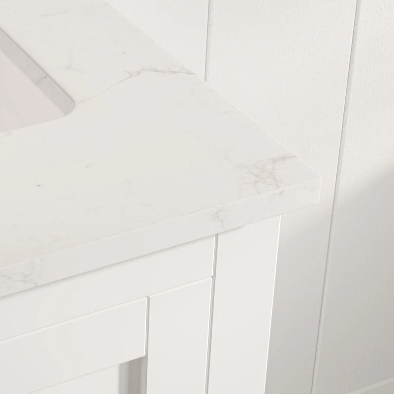 Eleanor Bath Vanity, White, 60", Double Sink, Freestanding 6 Eleanor Bath Vanity, White, 60", Double Sink, Freestanding - Image 6