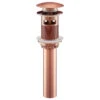 1.75" Swiss Madison Residential Pop Up Sink Drain, Rose Gold
