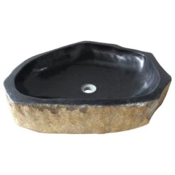 Rustic Natural Basalt Unique Bathroom Vessel Sink, 16-23 Inch, Natural Stone 18 Rustic Natural Basalt Unique Bathroom Vessel Sink, 16-23 Inch, Natural Stone -Warm Bathroom a3e15e72008c2abe 8940 w800 h800 b1 p0