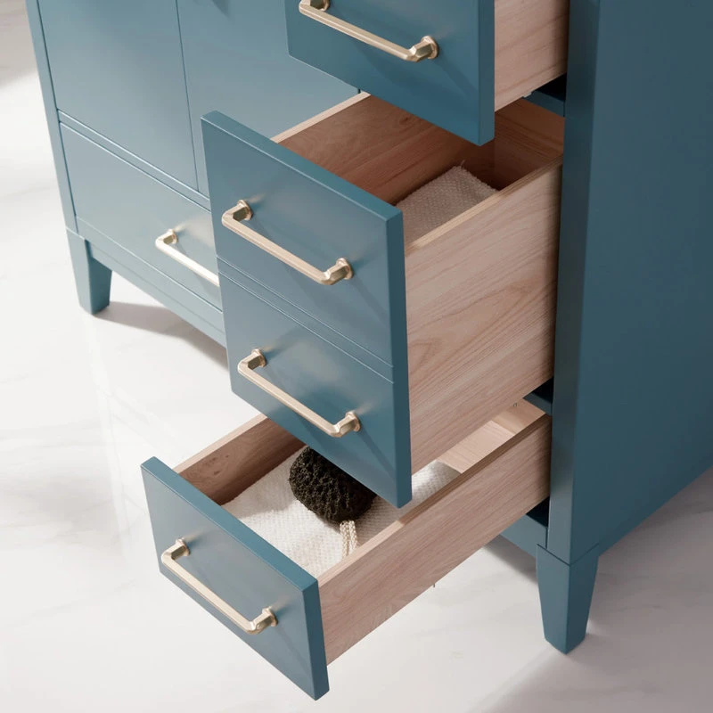 Sutton Royal Green Bathroom Vanity Set, 36", Without Mirror 7 Sutton Royal Green Bathroom Vanity Set, 36", Without Mirror - Image 7