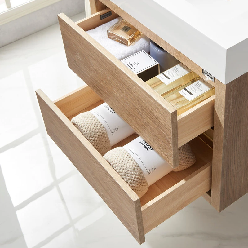 Palencia Wall-Mount Floating Bath Vanity, 24" Single Sink, No Mirror 8 Palencia Wall-Mount Floating Bath Vanity, 24" Single Sink, No Mirror - Image 8