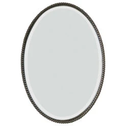 Uttermost 01101 B Sherise 32" X 22" Oval Vanity Bathroom Wall - Oil Rubbed