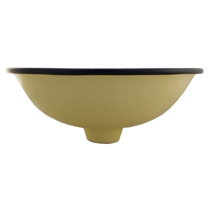 Mexican Talavera Ceramic Hand Painted Bathroom Oval Sink 3 Mexican Talavera Ceramic Hand Painted Bathroom Oval Sink - Image 3