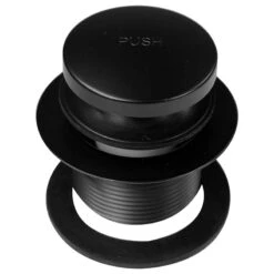 Tip Toe Tub Trim Set With Two-Hole Overflow Faceplate In Powder Coated White, Powder Coated Flat Black -Warm Bathroom a8217a2503ae1733 8113 w800 h800 b1 p0