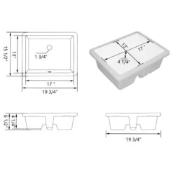 White Ceramic Rectangular Lavatory Undermount Bathroom Sink With Overflow 19 White Ceramic Rectangular Lavatory Undermount Bathroom Sink With Overflow -Warm Bathroom a8f11e2c024cfd9f 8813 w800 h800 b1 p0