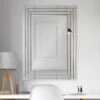 Ren Wil MT1290 Edessa All Glass Triple Framed Contemporary Luxe - Mirror Glass