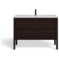 The Shiloh Bathroom Vanity, Single Sink, 48", Dark Walnut, Freestanding -Warm Bathroom aa91a87503c7448f 3857 w800 h800 b1 p0