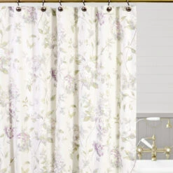 Abigail 72" X 72" Shower Curtain, Lilac
